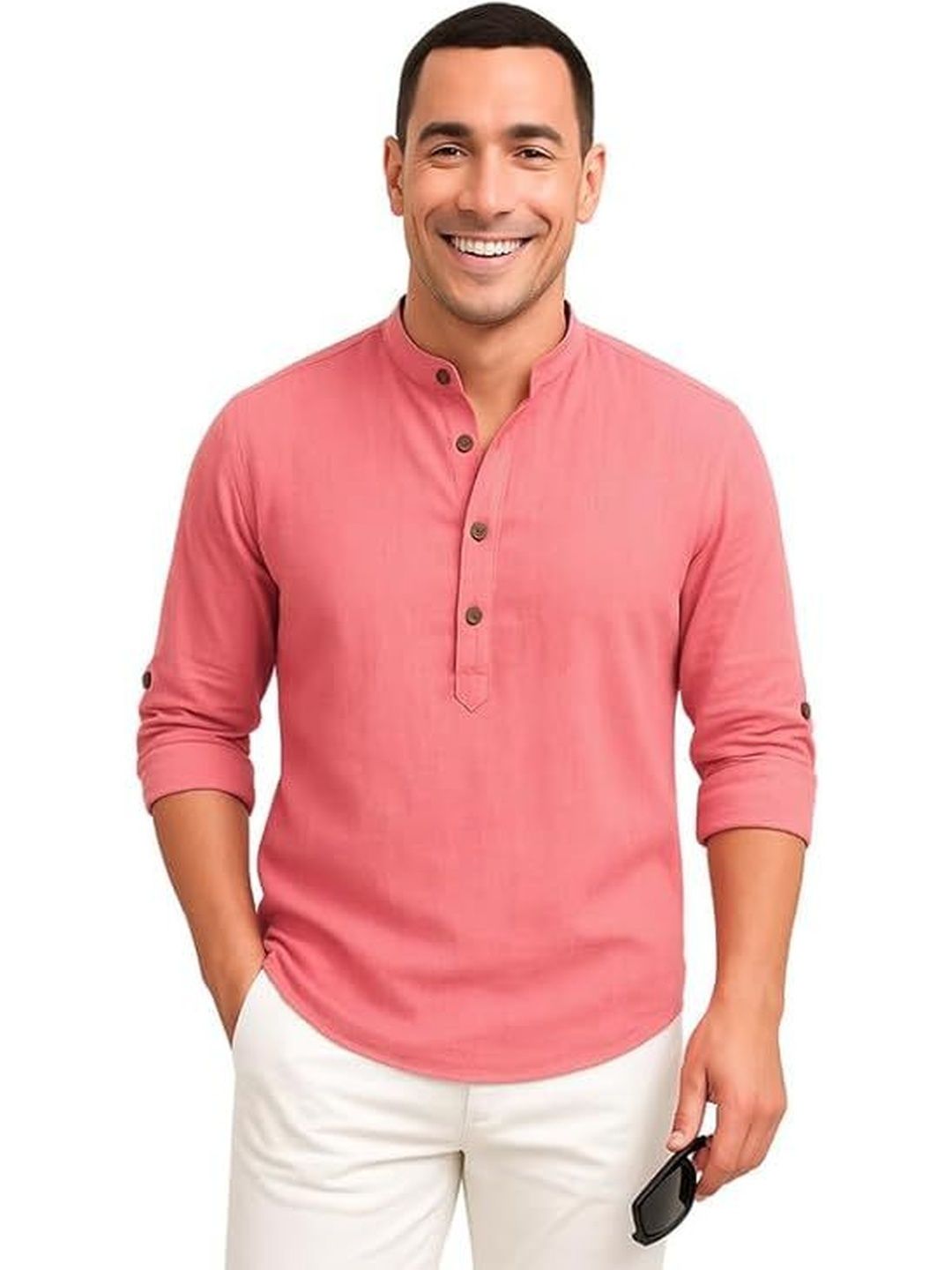 Deelmo Men Thread Work Kurta