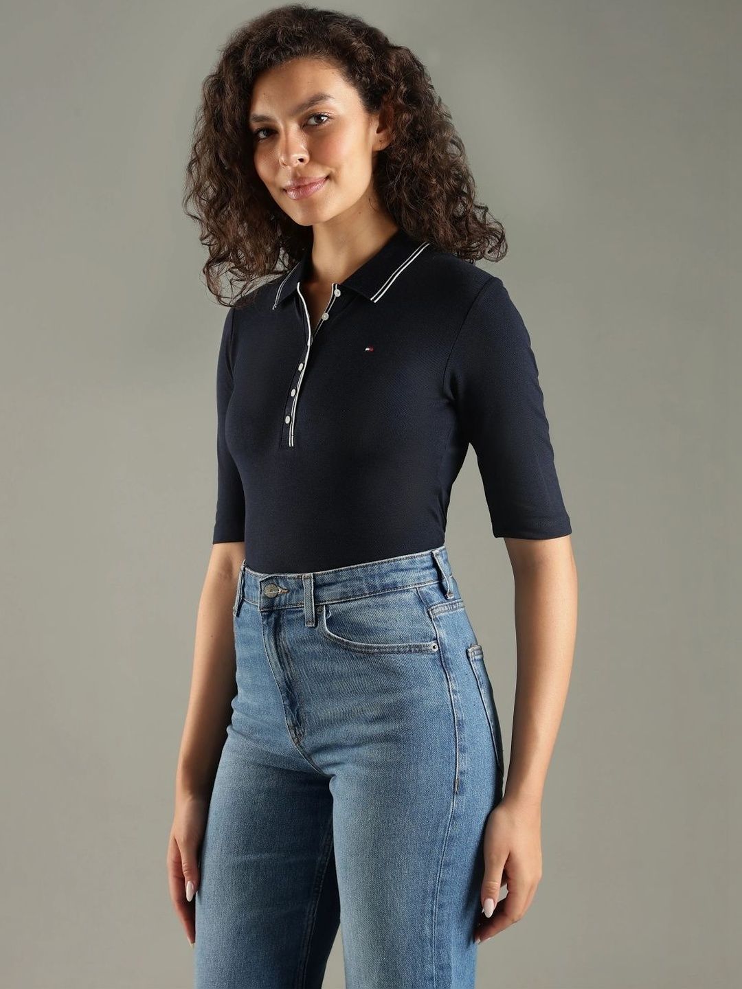 Polo Collar Slim Fit T-shirt