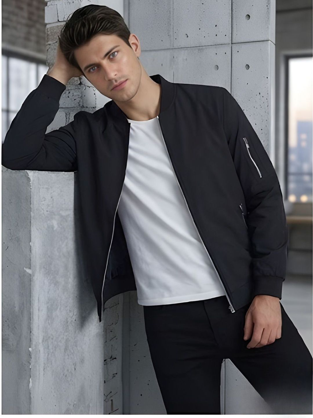 MIA FASHION Men Windcheater Bomber Jacket