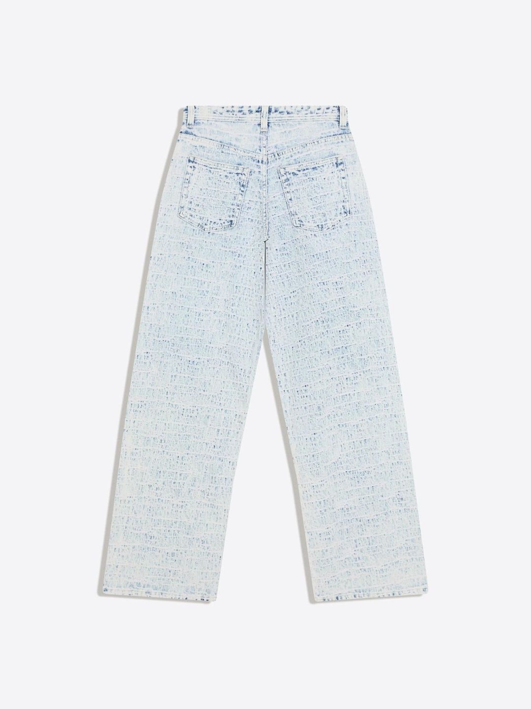 Regular Fit Low-Rise Light Fade Cotton Jeans