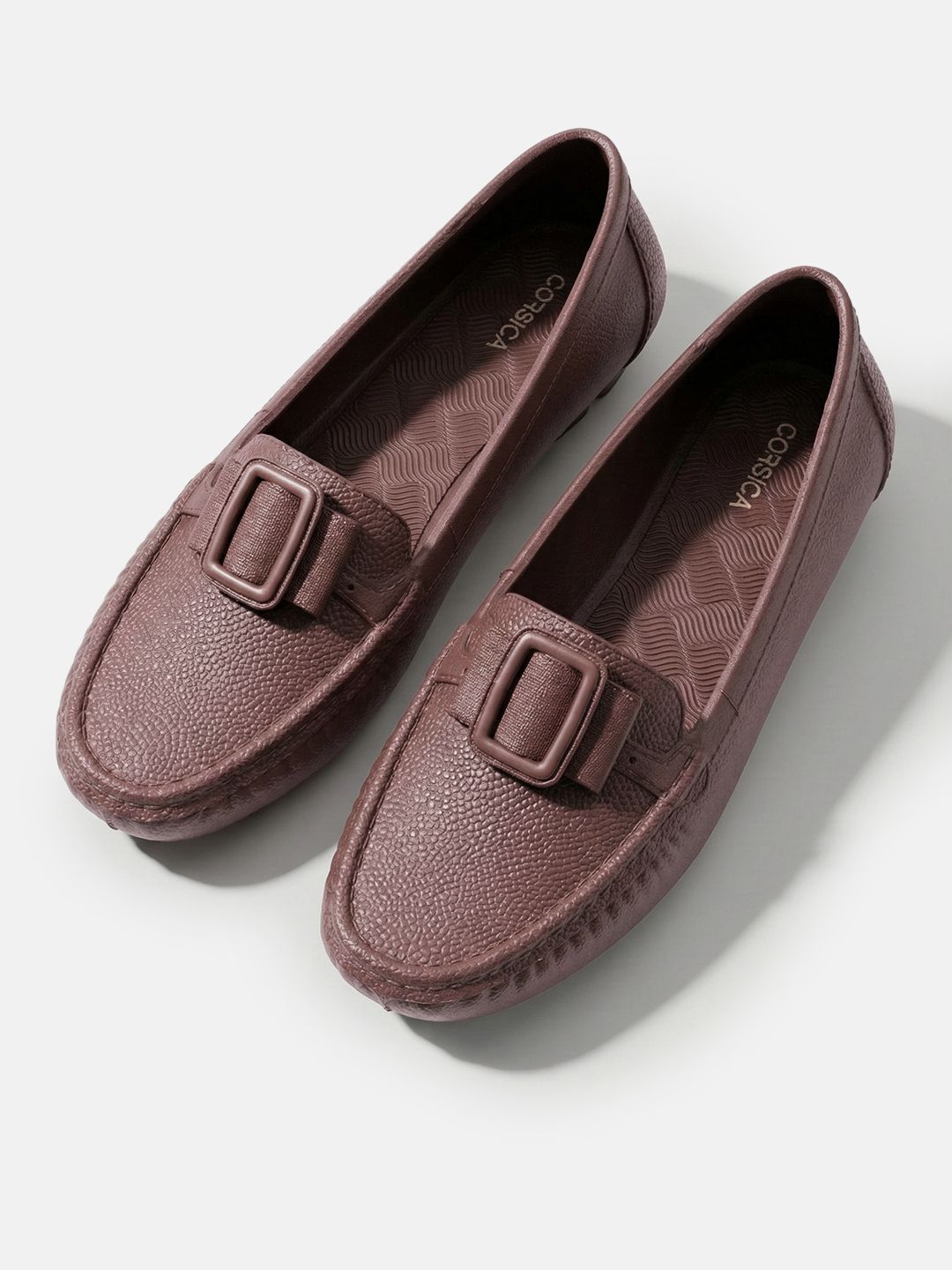 CORSICA Women Round Toe Textured Loafers
