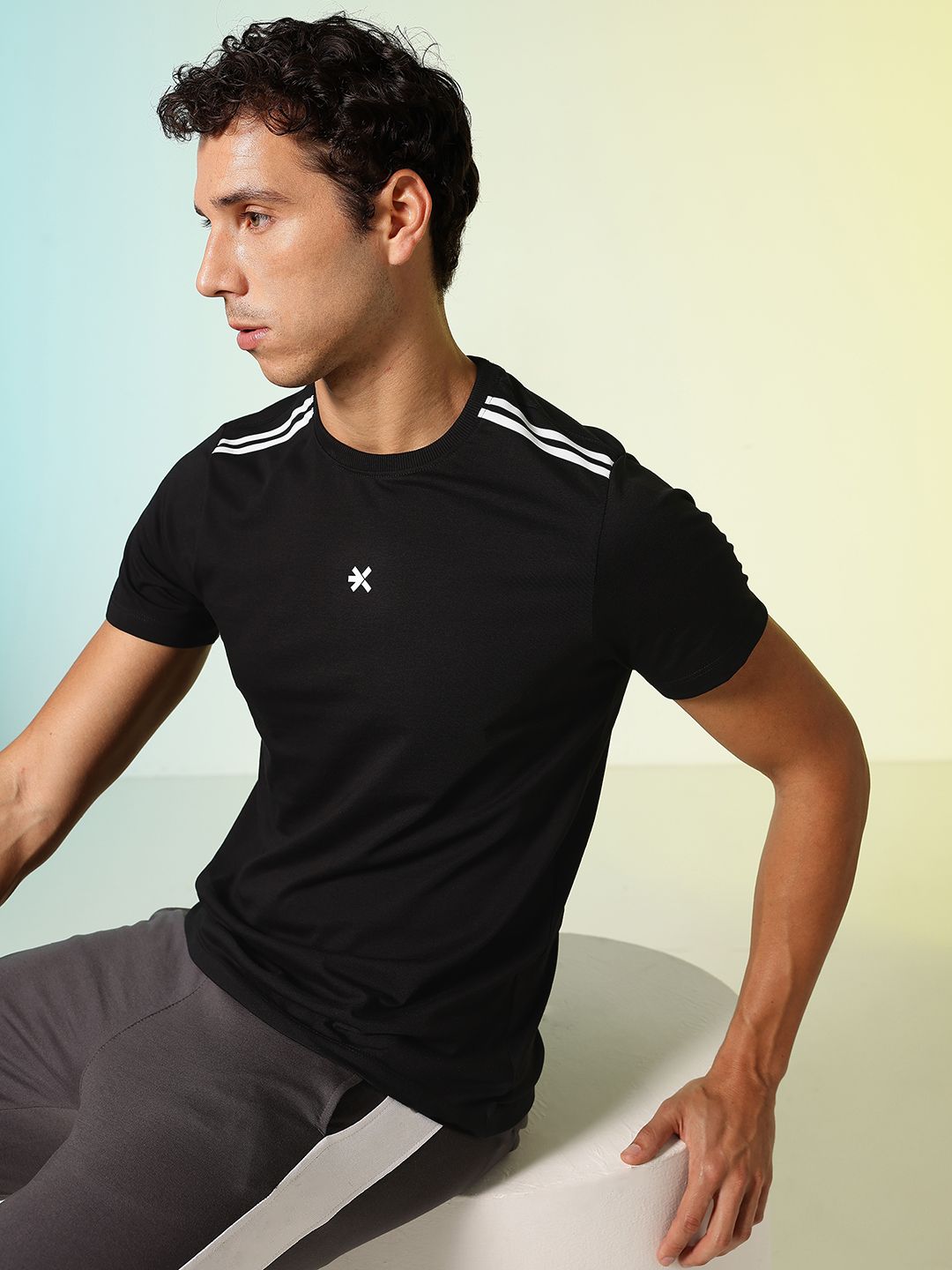 HRX by Hrithik Roshan Round Neck Knitted T-shirt