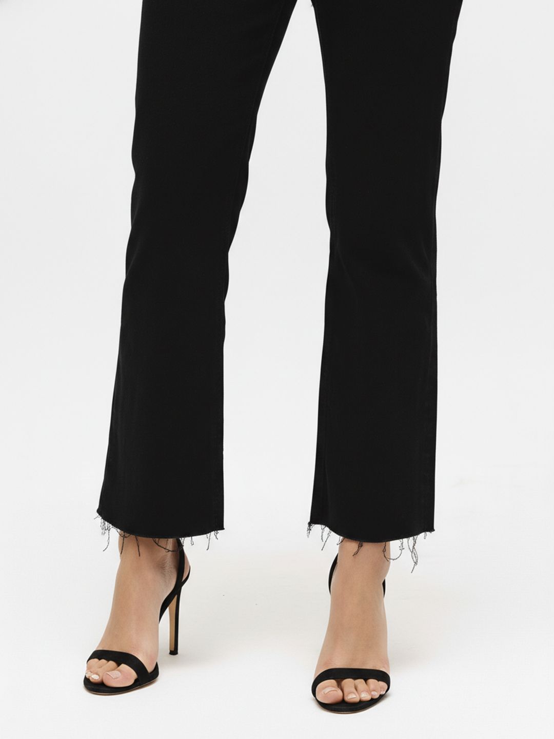 SHE SIENNA Straight Fit Mid-Rise Jeans