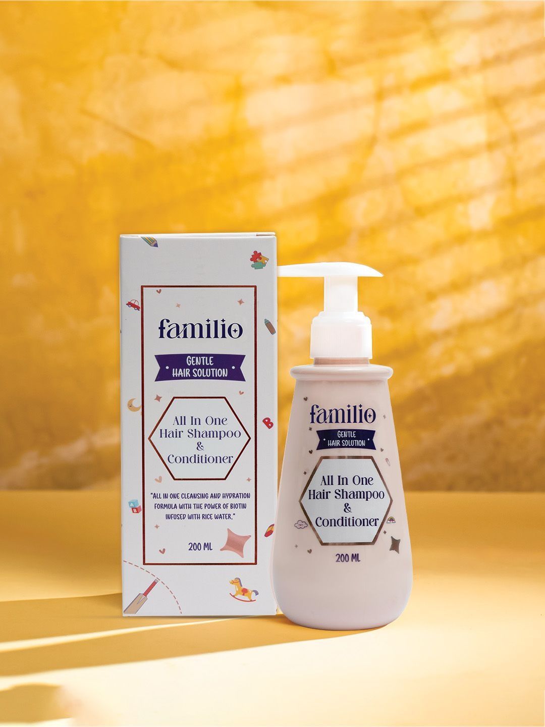 Familio All-In-One Shampoo & Conditioner - 200 ml
