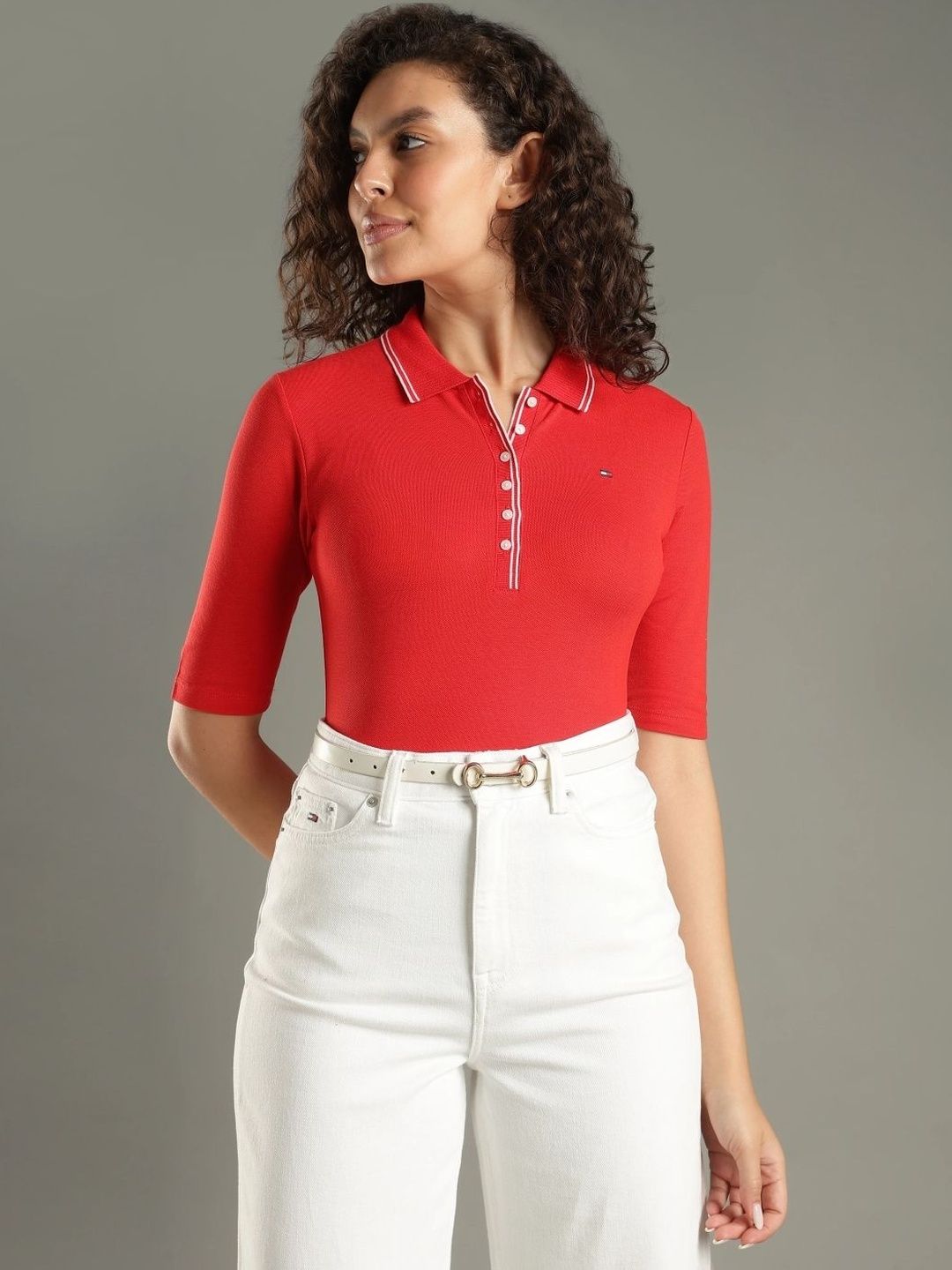 Polo Collar Slim Fit T-shirt