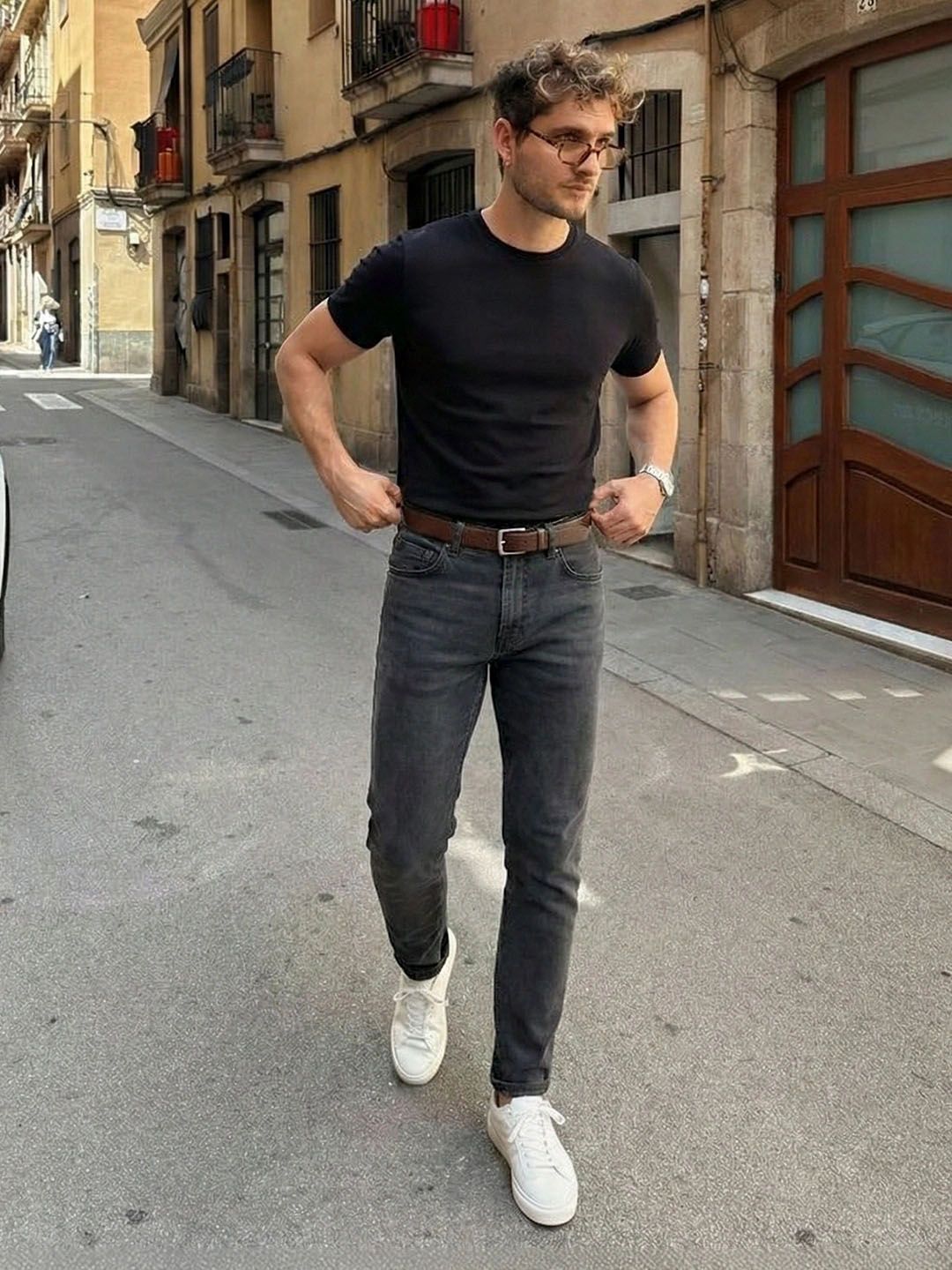 The Roadster Lifestyle Co Round Neck Cotton T-Shirt