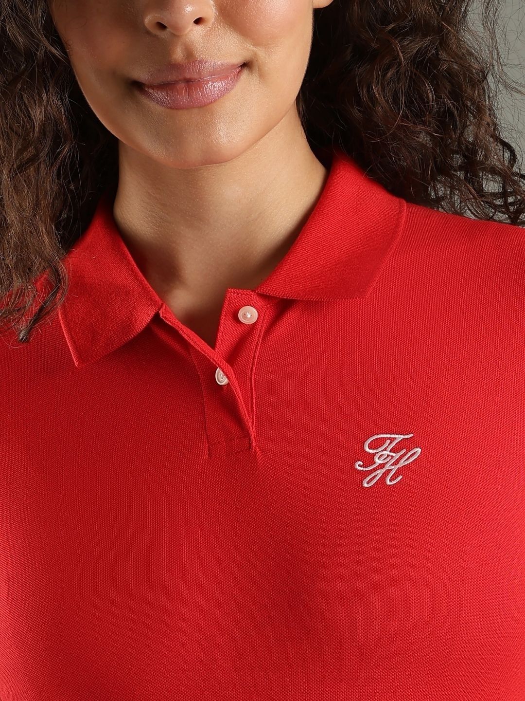 Solid Slim Fit Cotton Polo T-shirts
