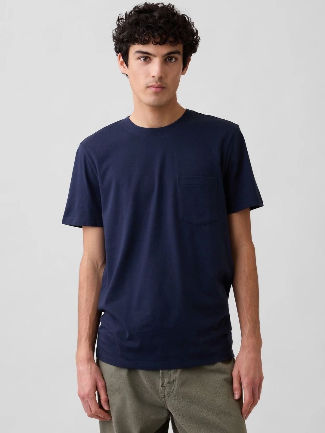 GAP Half Sleeve Crew Neck Navy T-shirt