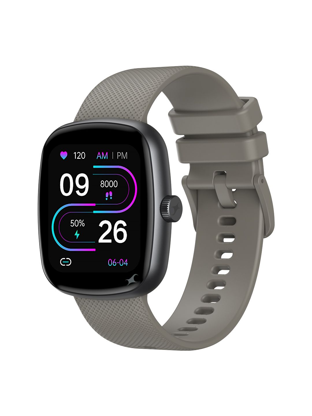 Fastrack Unisex Jupiter S3 1.83 TFT 2.5D Display Smartwatch - Grey