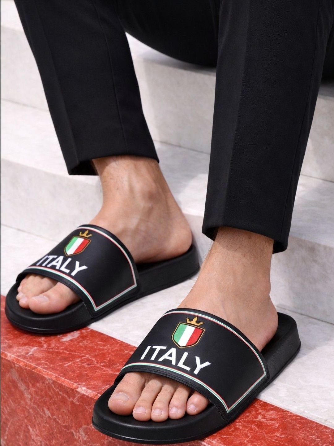 Slidewell Men Printed Sliders