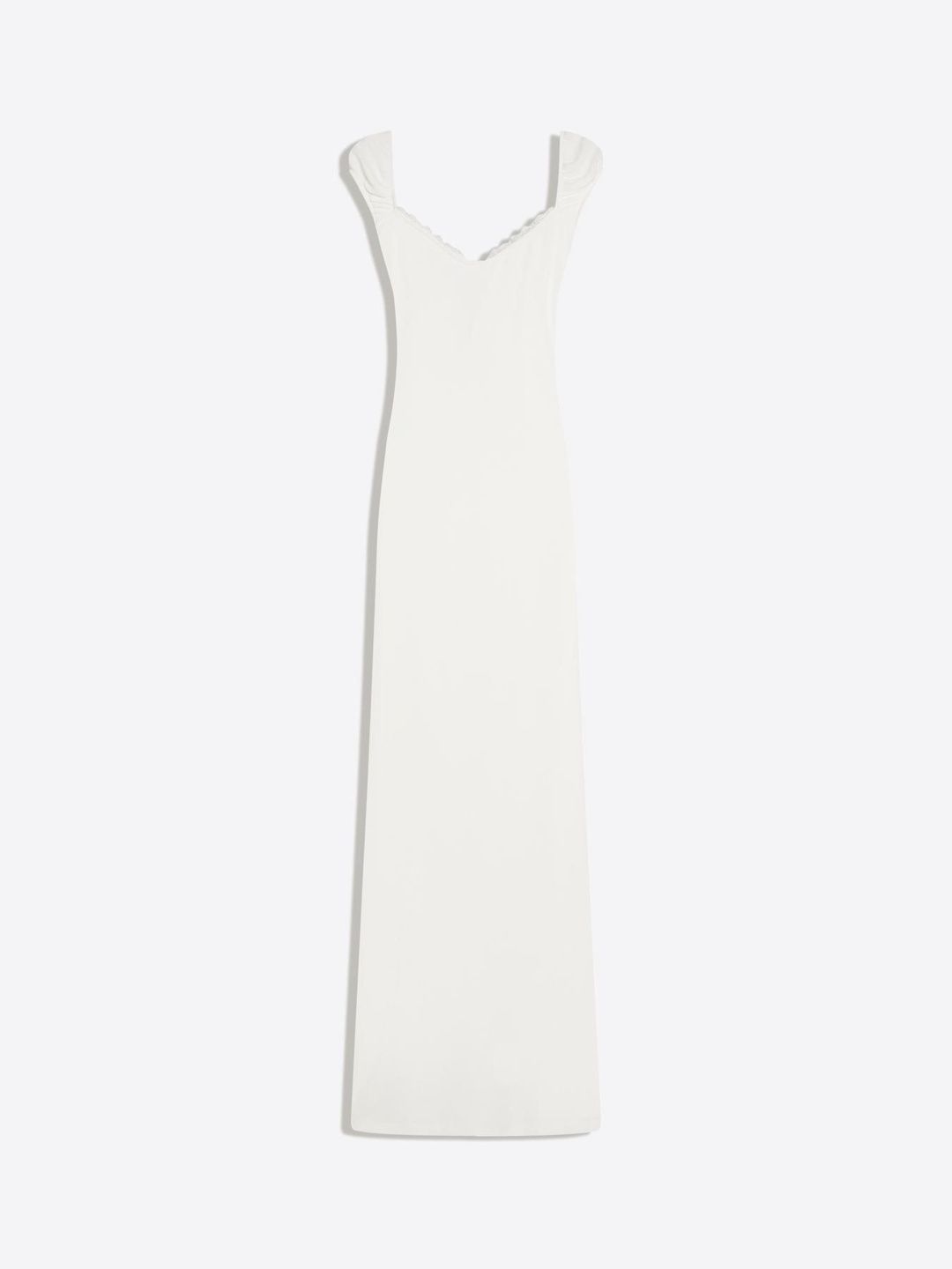 Ruffled Sheath Midi Dress