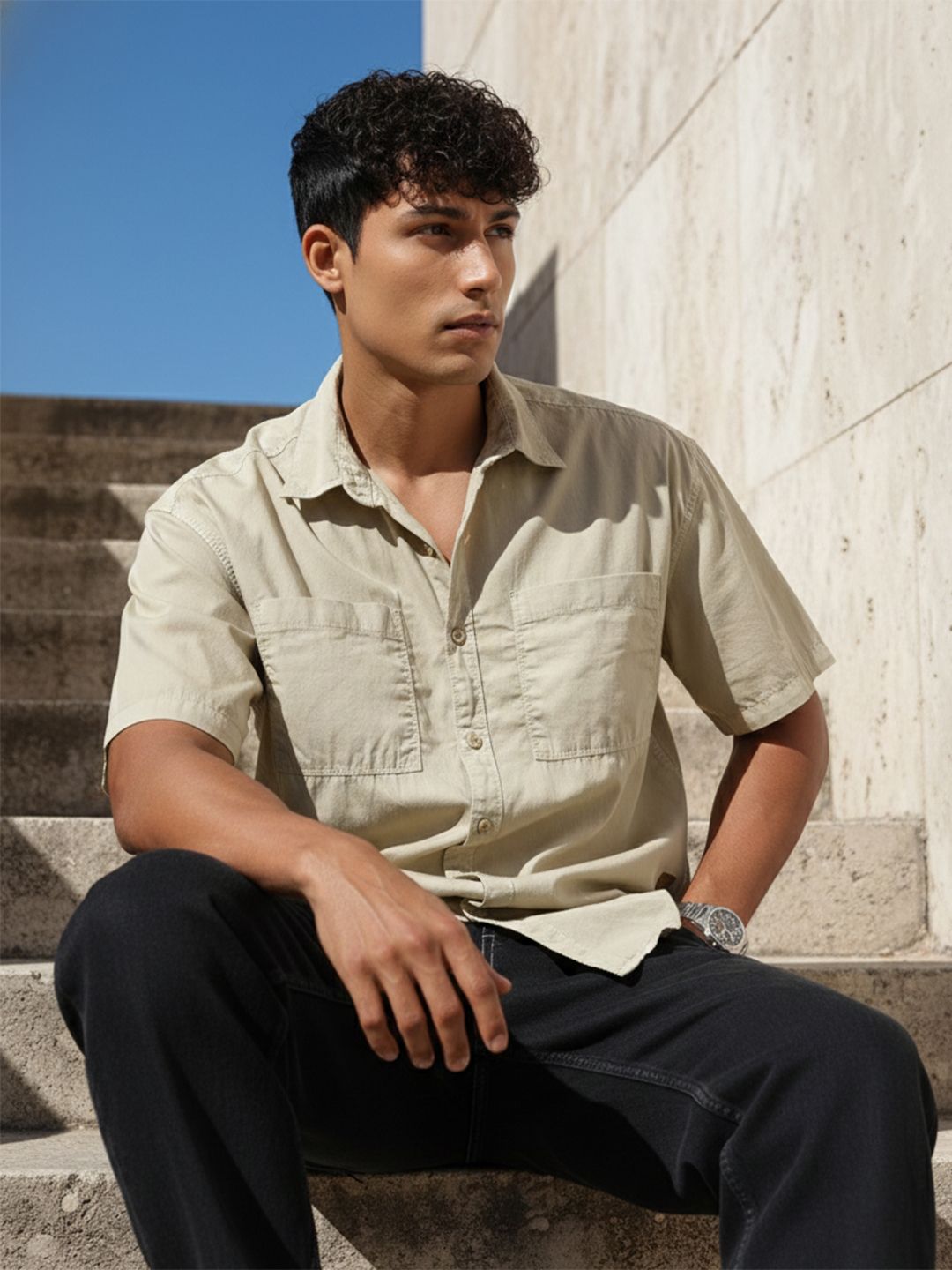 The Roadster Life Co. Pure Cotton Casual Shirt
