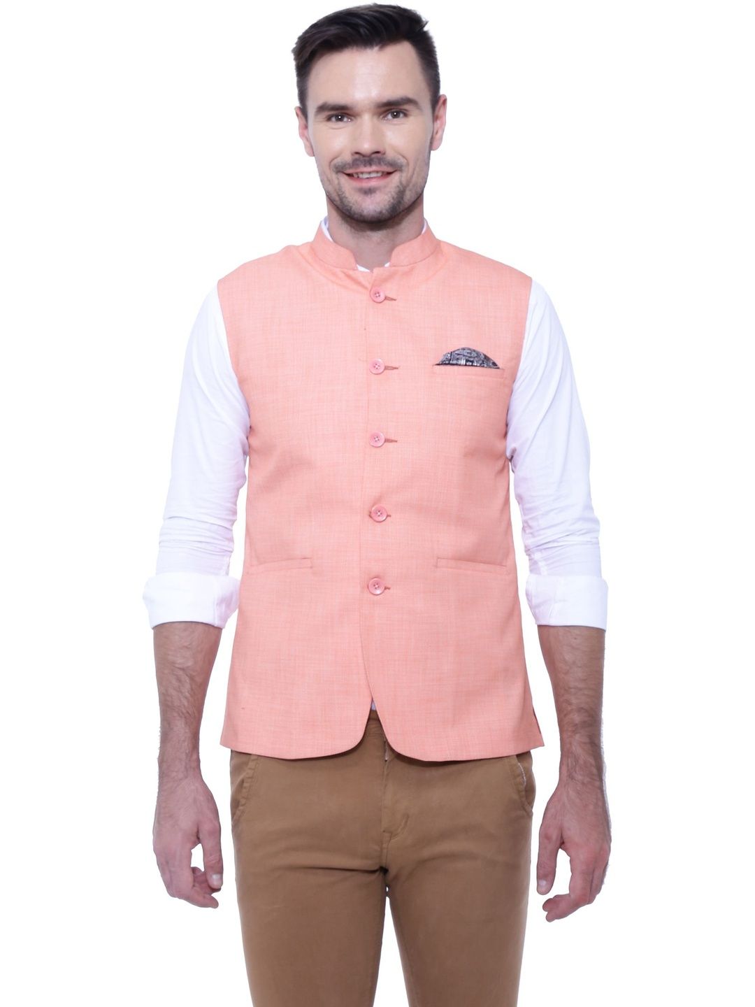 FRIENDHOOD Mandarin Collar Nehru Jackets