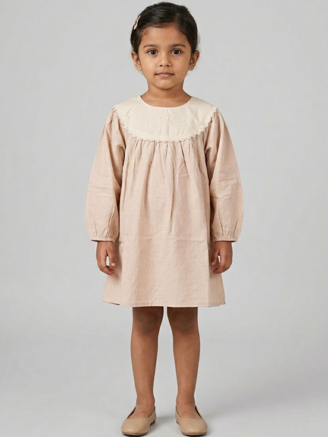yk girls self design a-line dress product info and reviews Buy Round Neck - Dresses for Girls 40171265 cathedral train