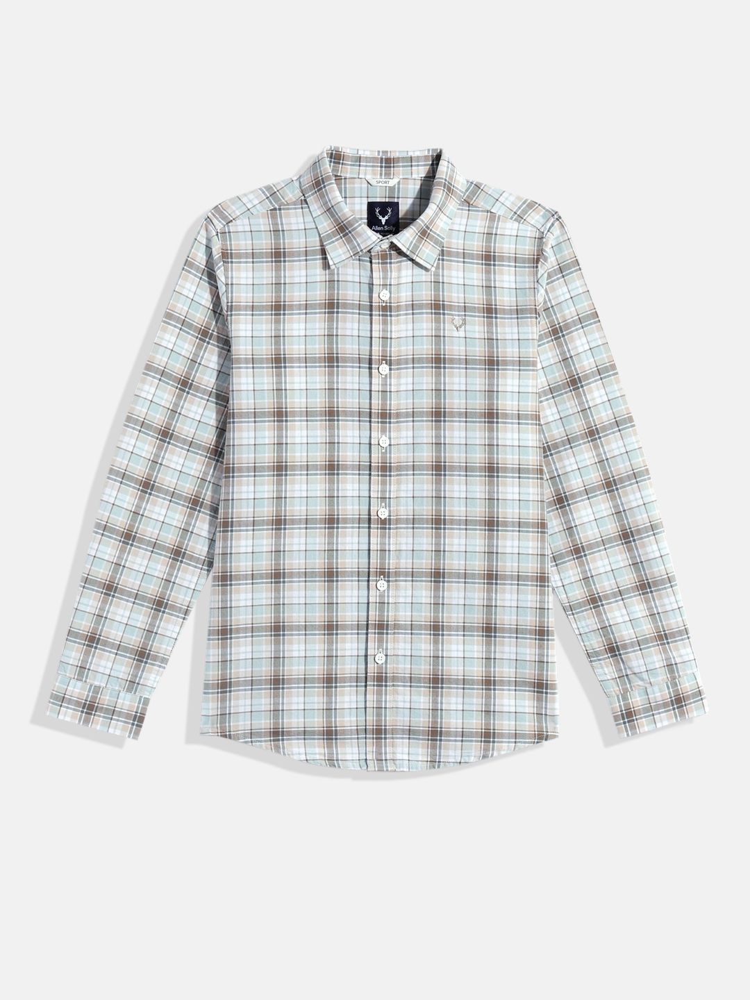 Allen Solly Junior Allen Solly Junior Boys Checked Pure Checked Casual Shirt