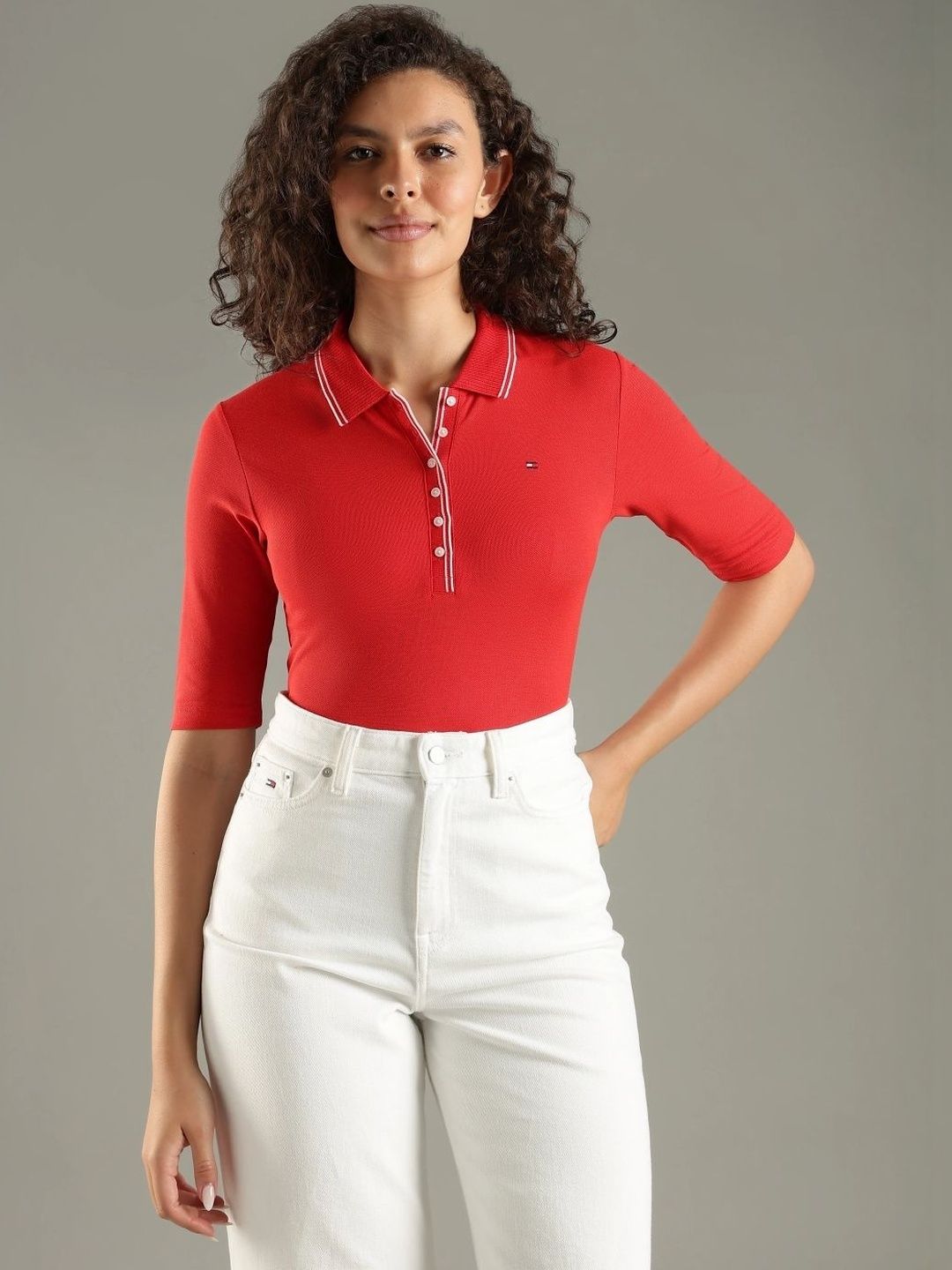 Polo Collar Slim Fit T-shirt