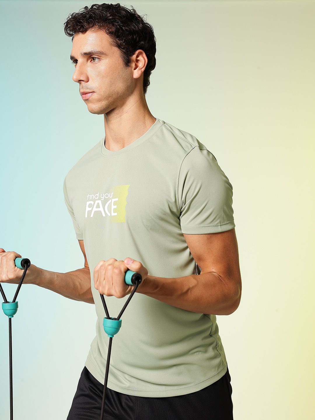 HRX by Hrithik Roshan Typography Printed Rapid-Dry Running T-shirt