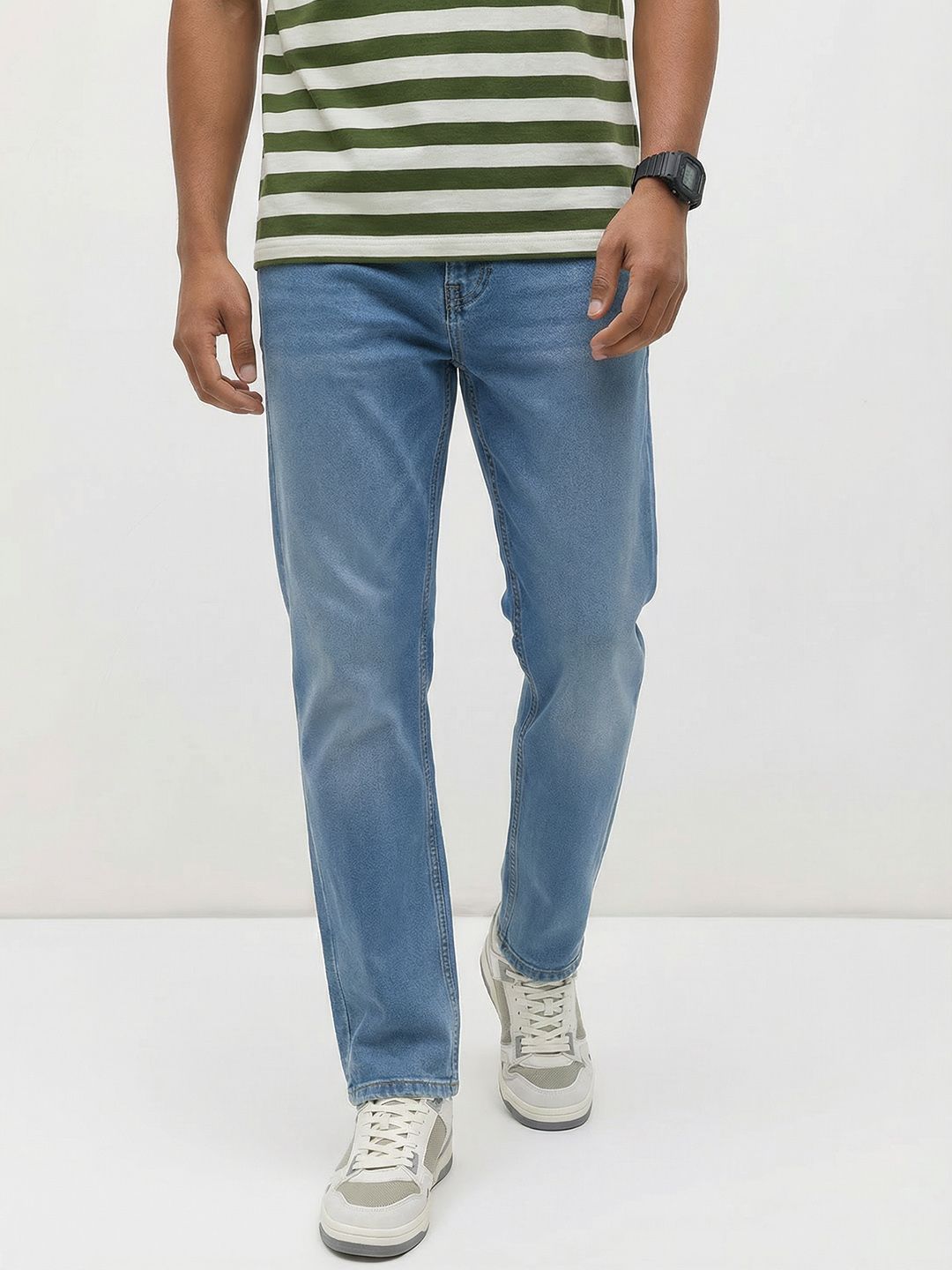 The Roadster Life Co. Men Regular Fit Stretchable Jeans