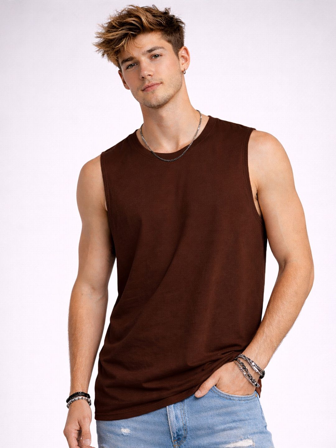 INVICTUS Men Round Neck Cotton T-shirt