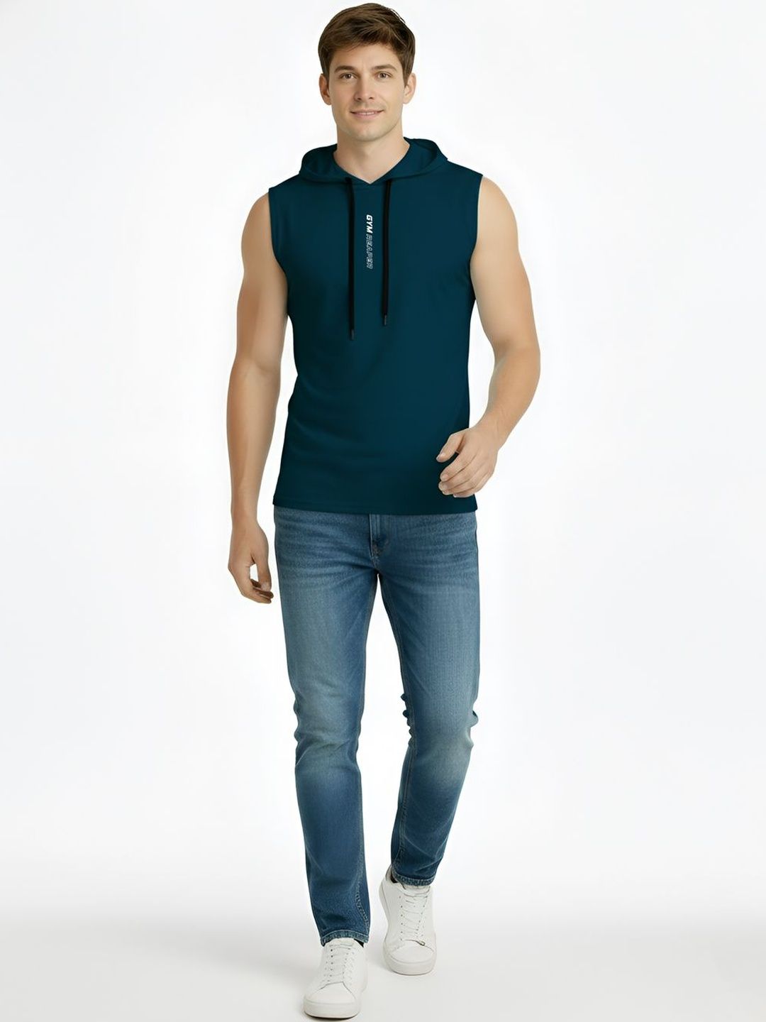MINISTRY OF FRIENDS Cotton Men Printed Hooded T-shirt