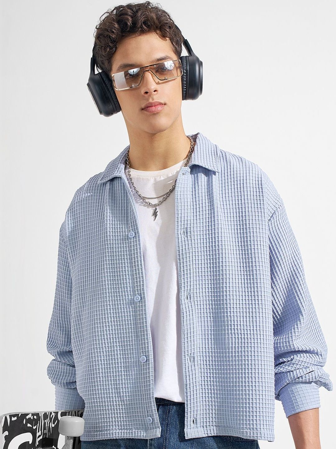 HIGHLANDER HIGHLANDER Men Boxy Casual Shirt