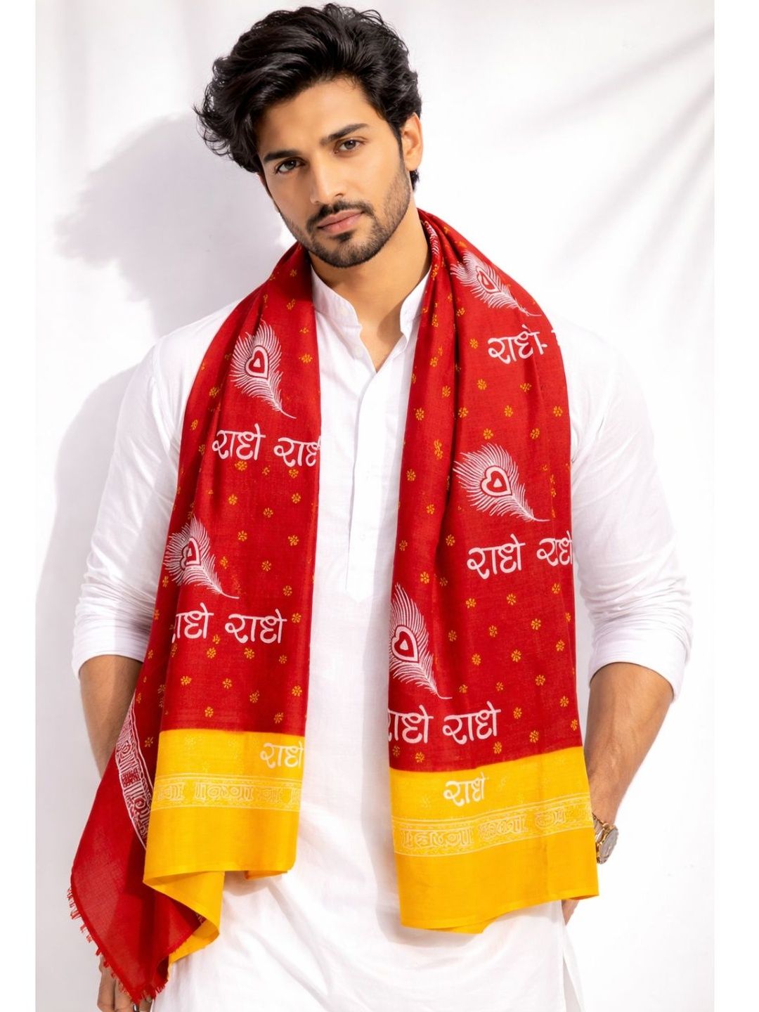 Tvora Clothing Men Printed Scarf