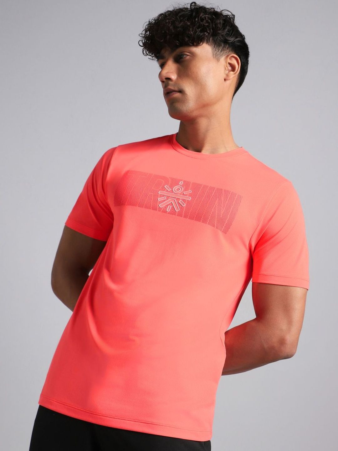 Men's Peach Cult Train Graphic T-shirt