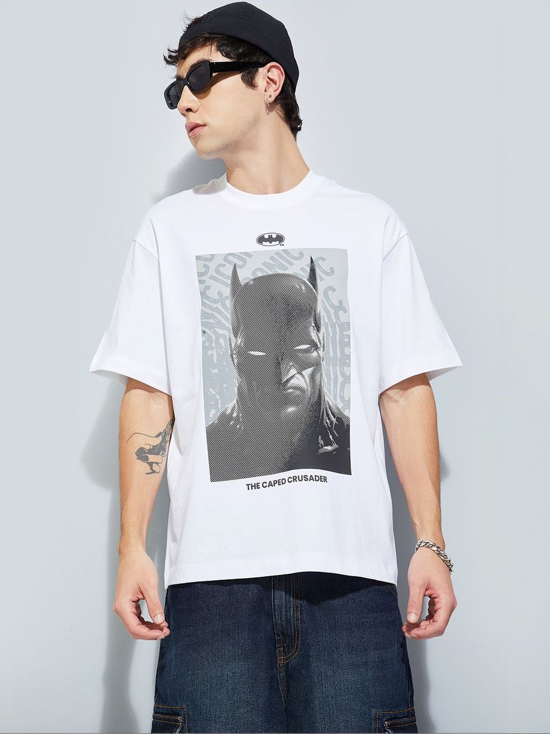 max Men Batman Printed T-shirt