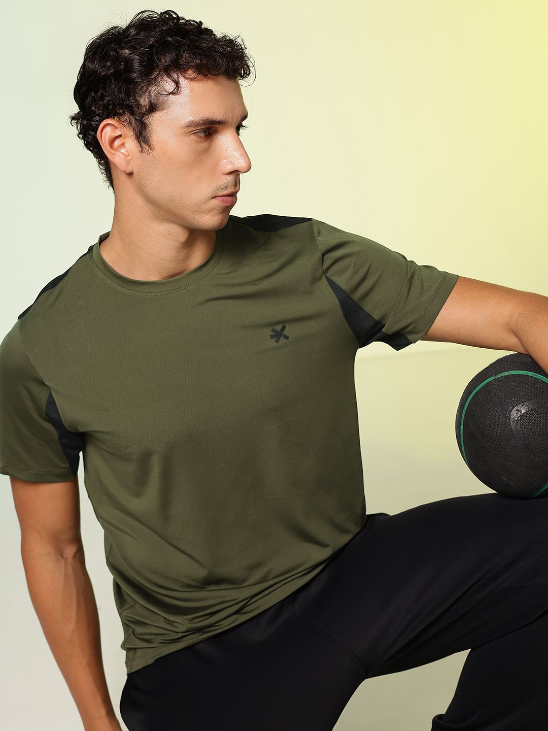 HRX by Hrithik Roshan HRX by Hrithik Roshan Men Printed Rapid Dry Running T-shirt