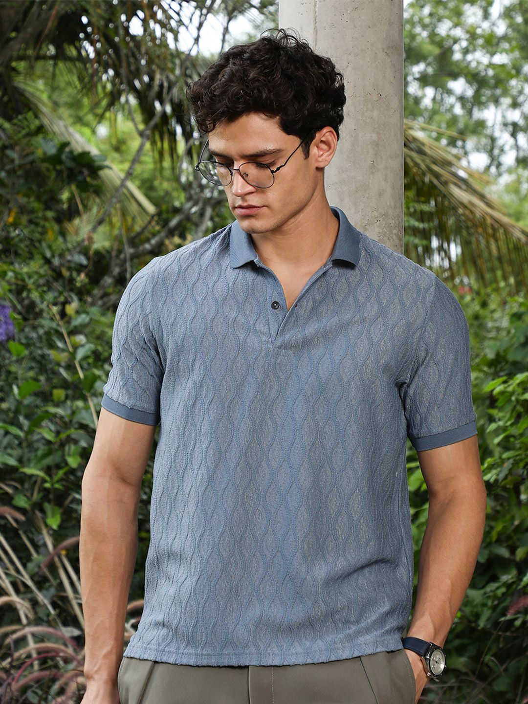 CAHOOT Men Polo Collar T-shirt