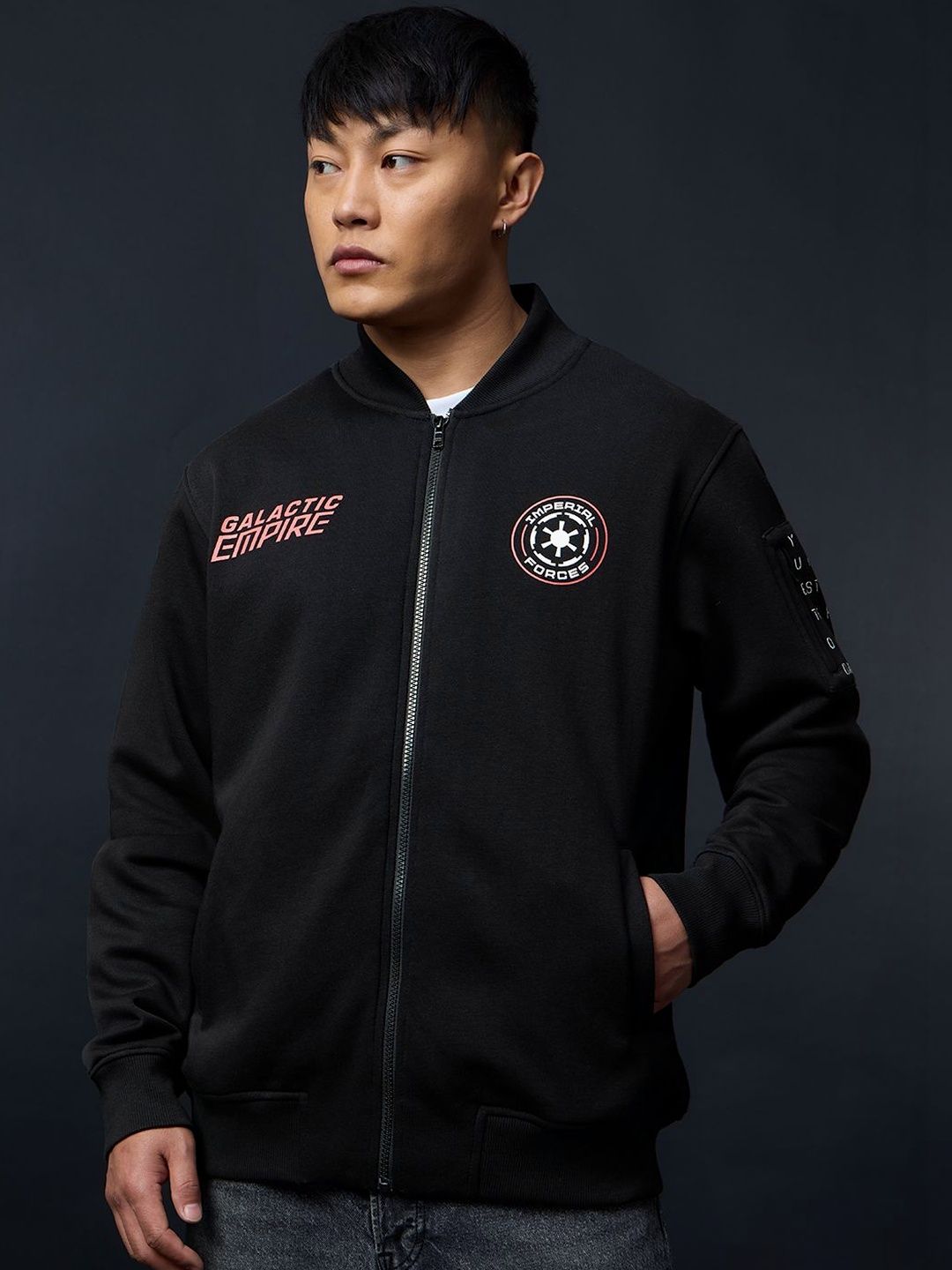 The Souled Store Men Lightweight Open Front Jacket