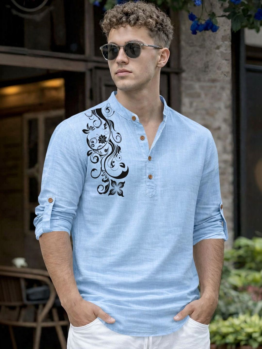 Zombom Men Kurta