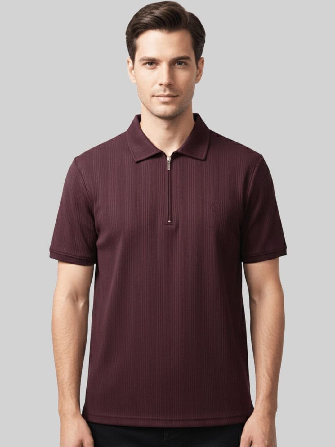 Dollar Men Polo Collar T-shirt