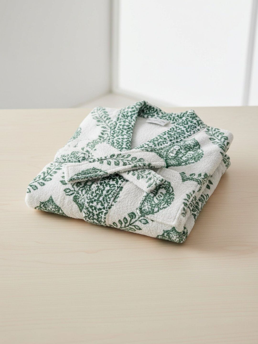 Jinaya's Printed Cotton Knee Length Bath Robe and Wraps