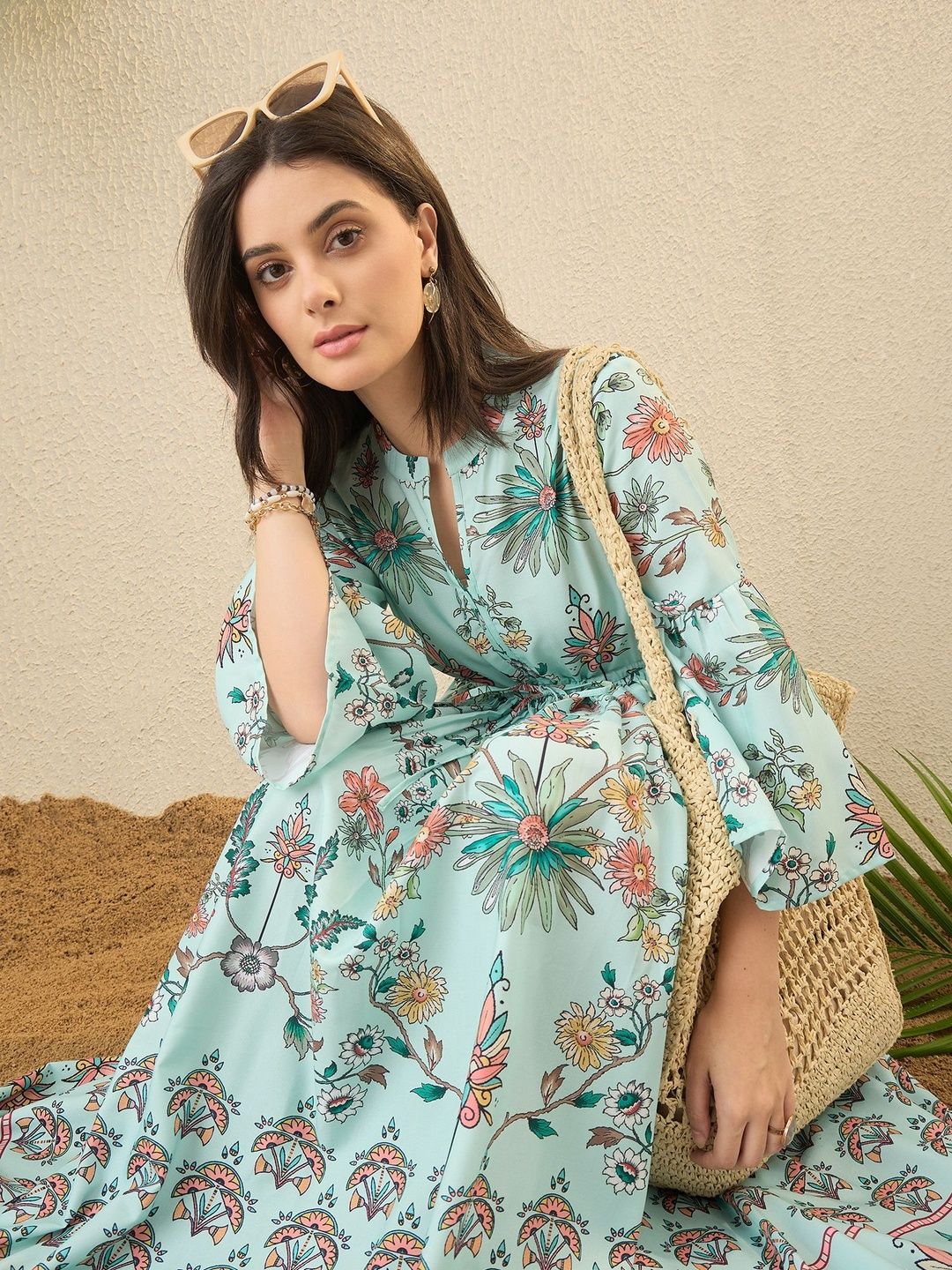 sachin and babi light blue dress Turquoise Casual Dresses Size 62 online at ZALANDO