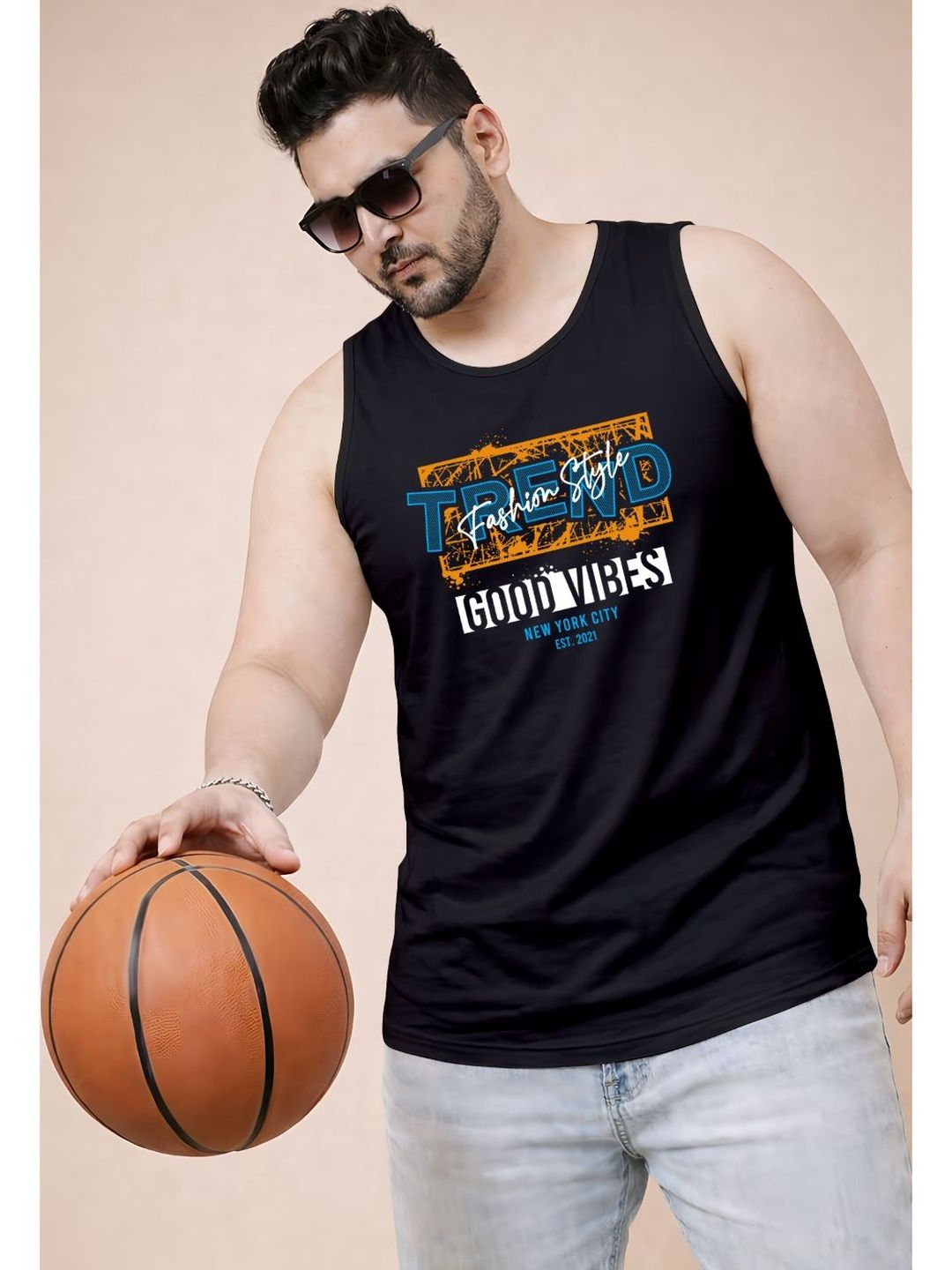 Triptee Printed Cotton Tank