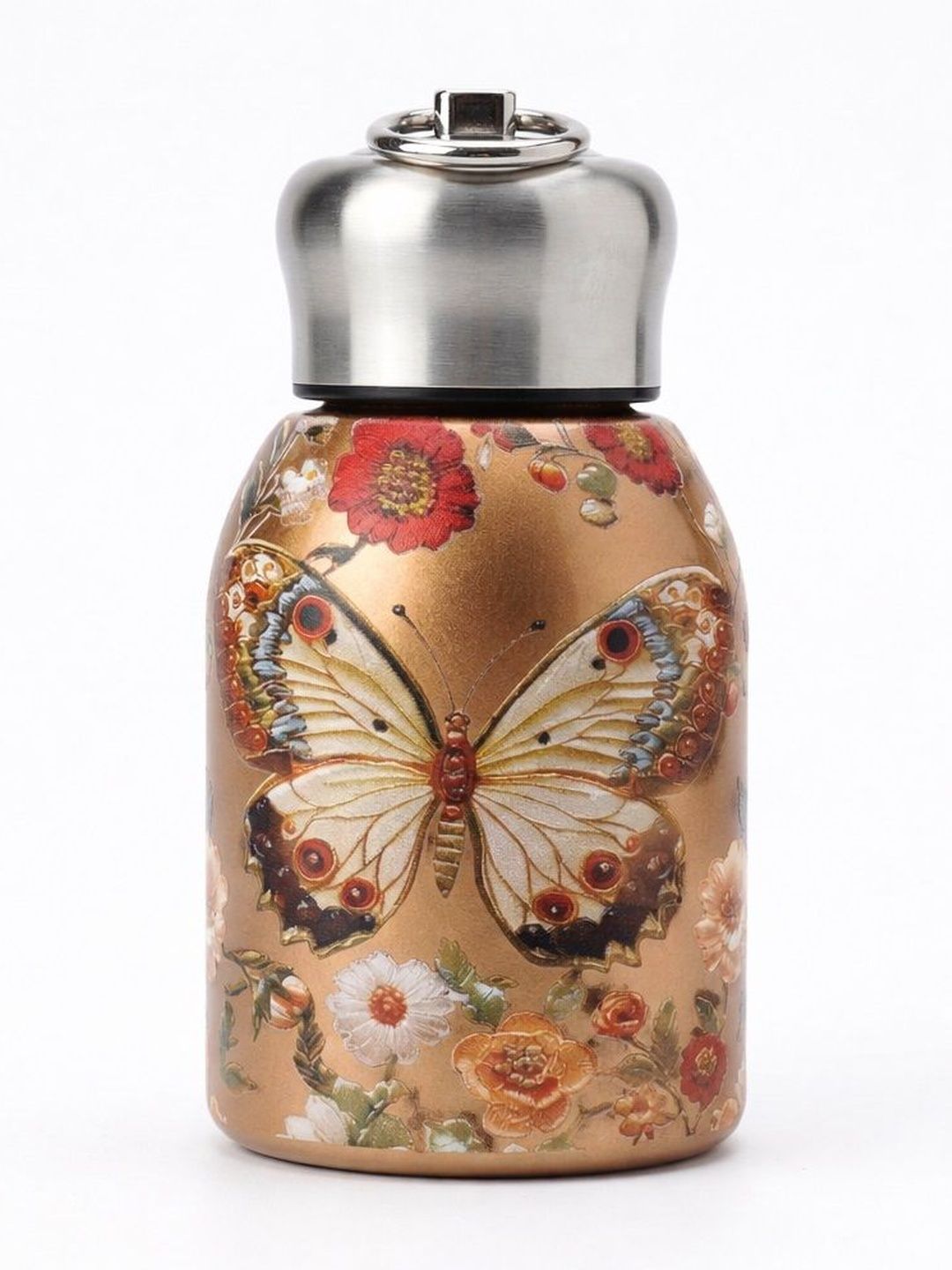 PIXNA Brown & Gold-Toned Single Stainless Steel Other Double Wall Vacuum Water Bottle