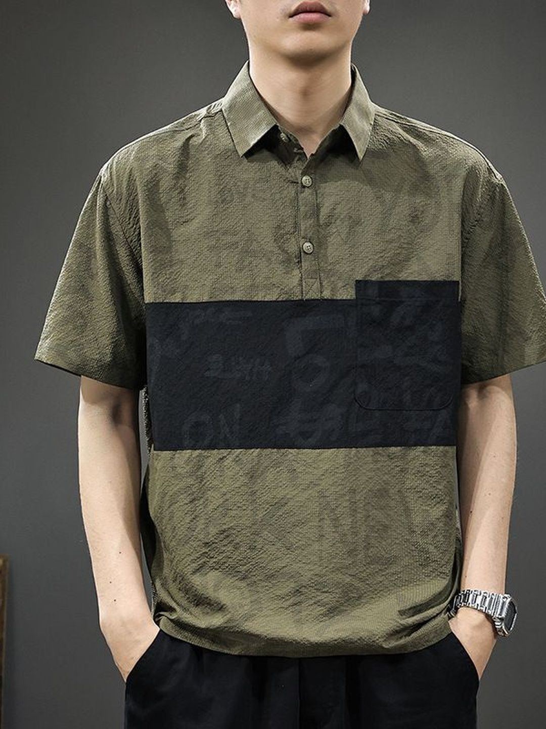 StyleCast x Revolte Men Printed Casual Shirt