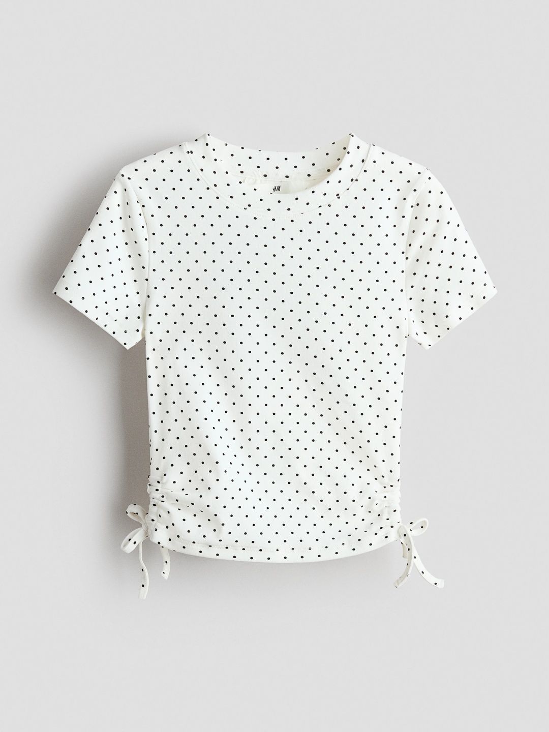 H&M Drawstring-Detail Cotton Top