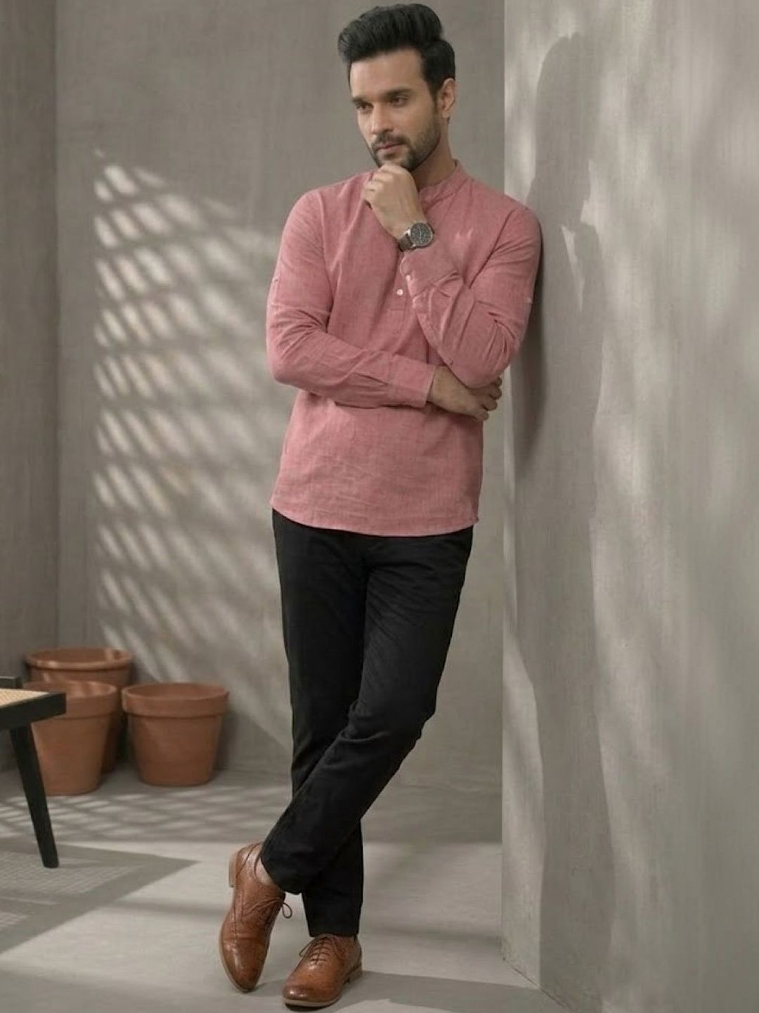 Anouk Rustic Pure Cotton A-Line Kurta