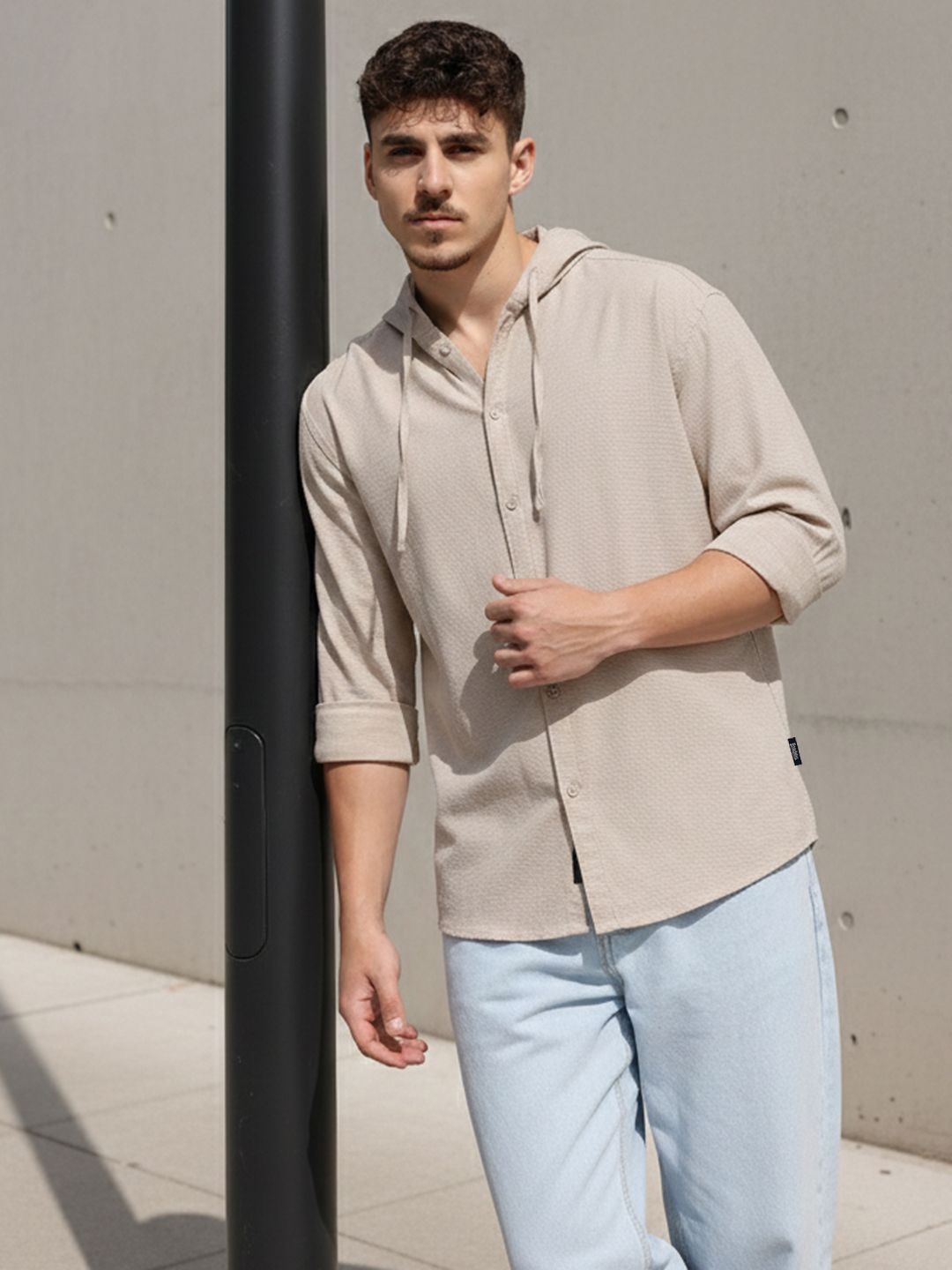 The Roadster Life Co. Hooded Relaxed Fit Shirt