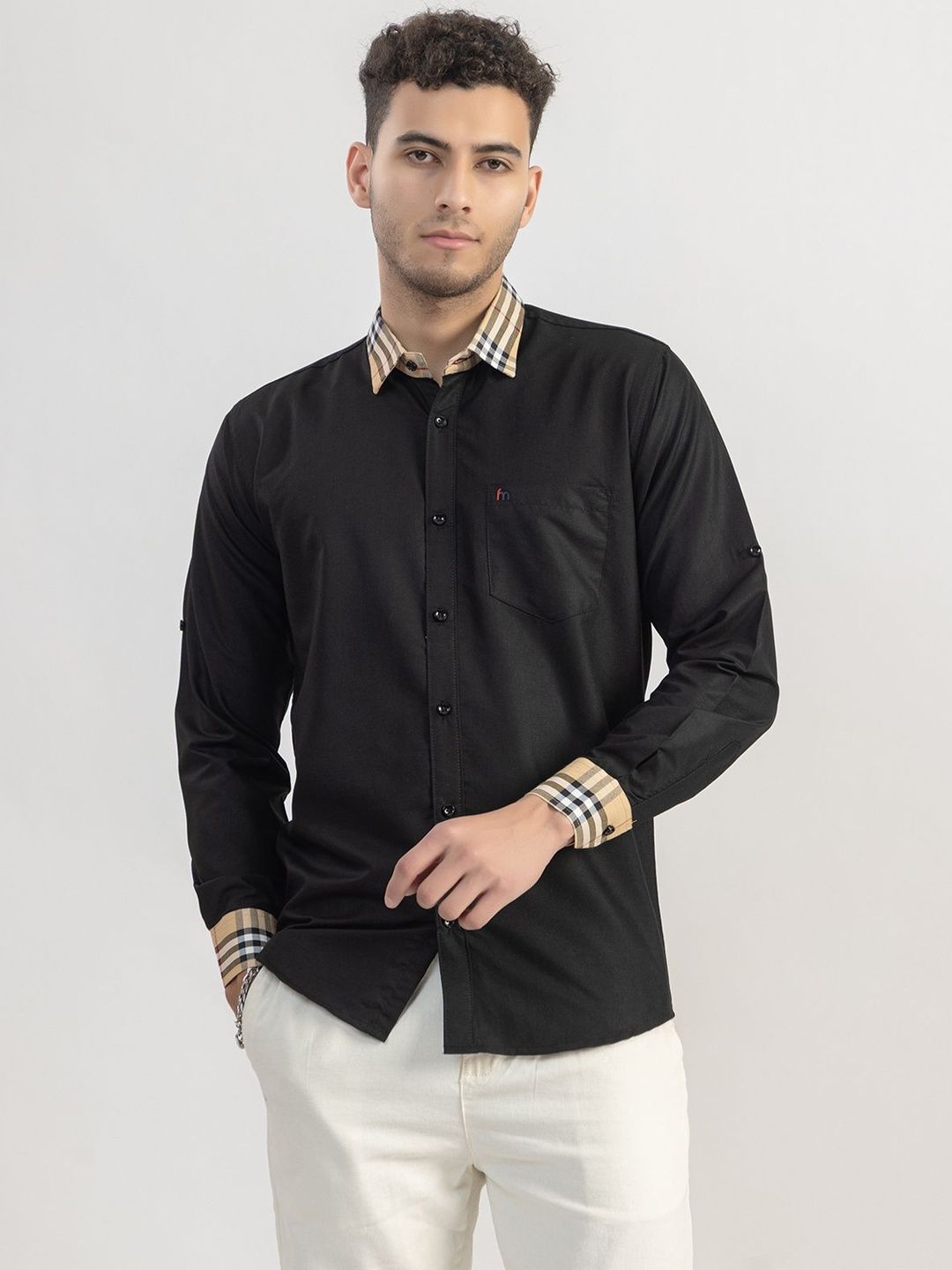 MODERNITY Men Full Sleeve Regular Fit Cotton Blend Shirts