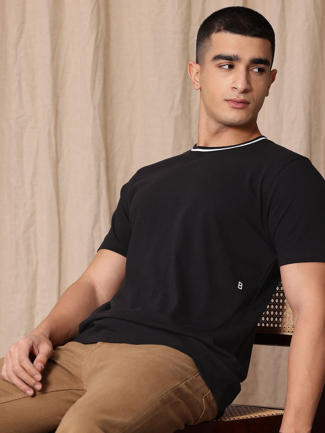 Mr Bowerbird Pure Cotton Tailored Fit T-shirt