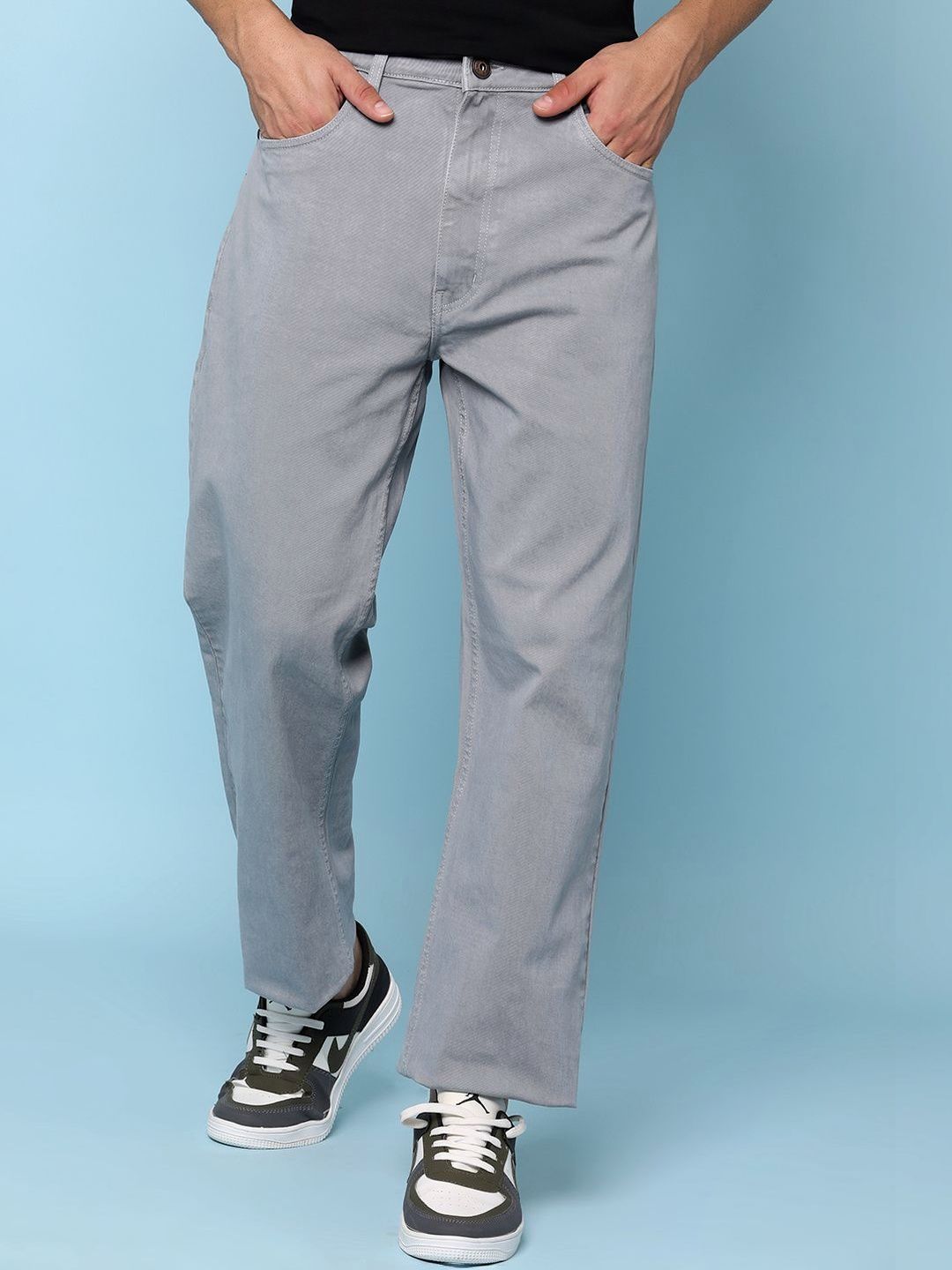 LIMEROAD Men Solid Cotton Spandex Mid-rise -men Jeans