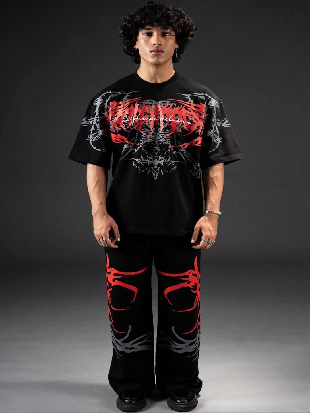 Kegøn 【20xx】Skull face tee✩ Buy Zudan Bloodline Legacy Glow in The Dark Pirate Skull T-Shirt