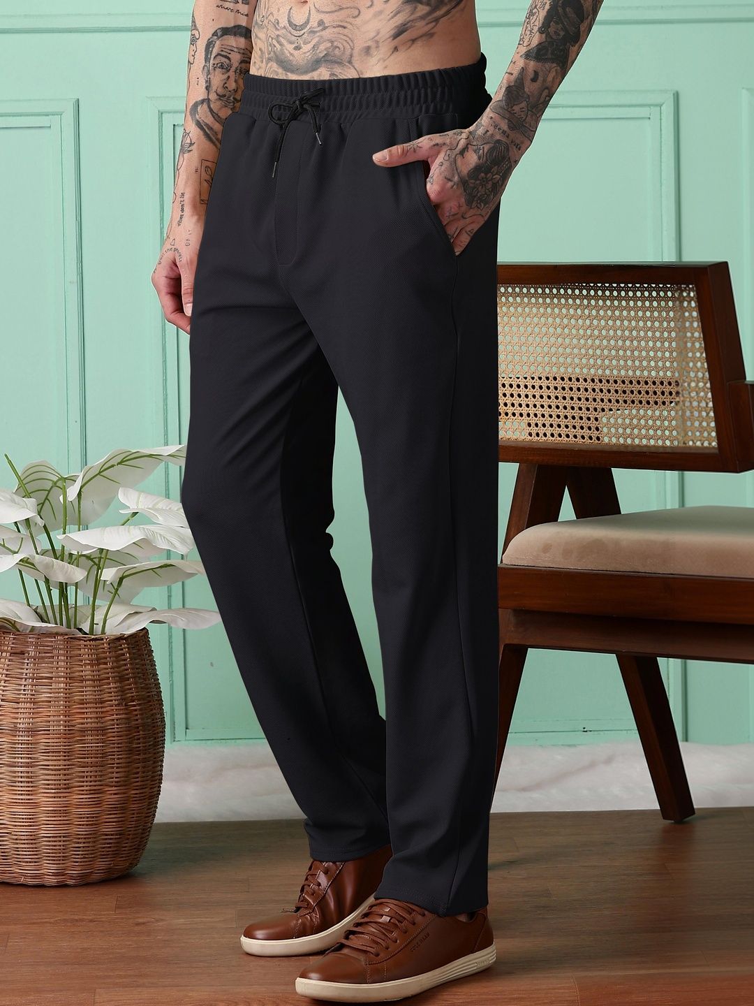 MENS TRACK PANT R.Code by The Roadster Life Co. Men Regular Fit Track Pants