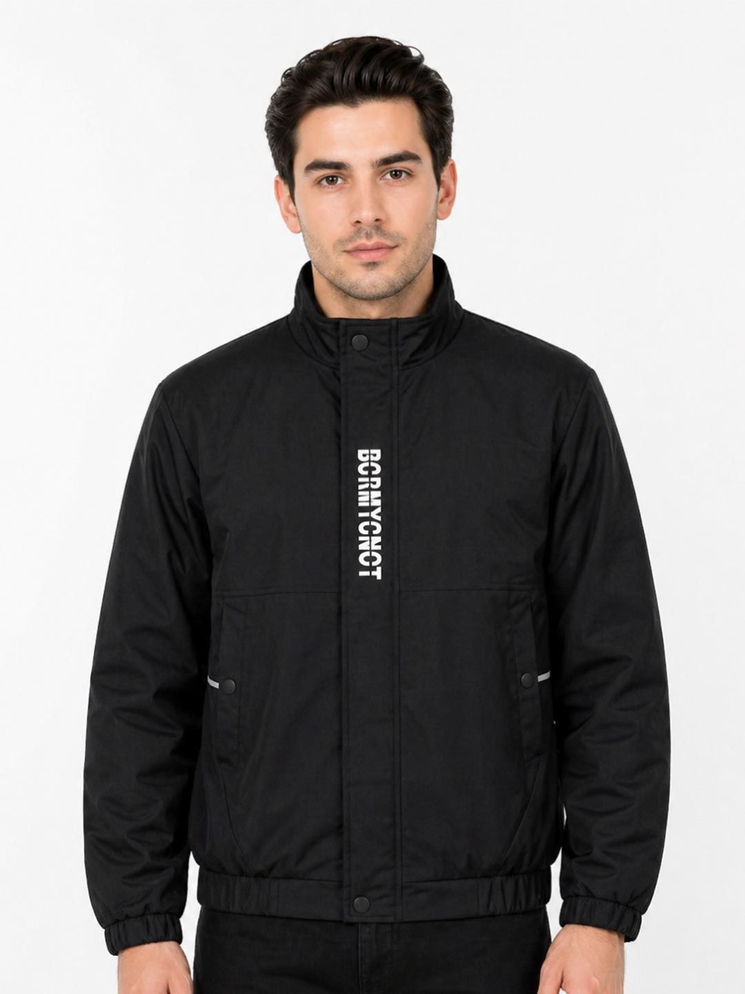 CARABA Men Lightweight Biker Jacket
