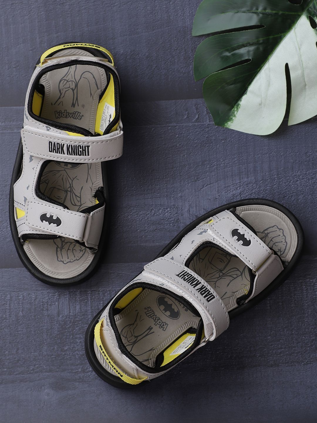 Kids Ville Boys Batman Velcro Sandals