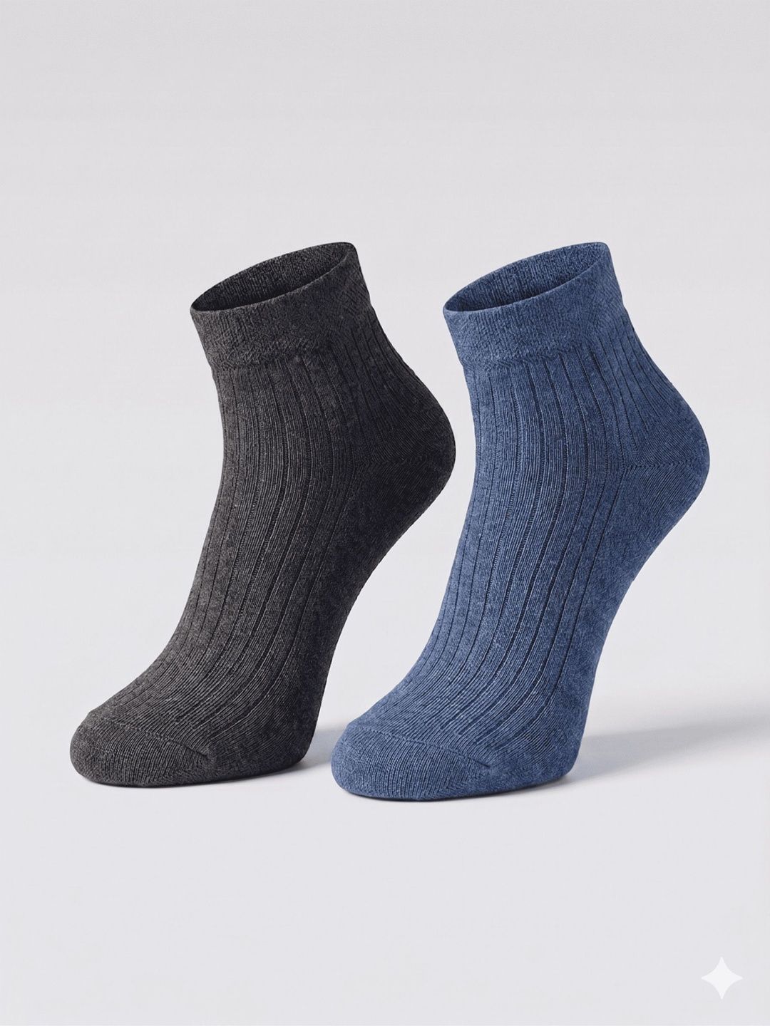 Moda Rapido Men Pack of 2 Cotton Assorted Patterned Ankle Length Socks