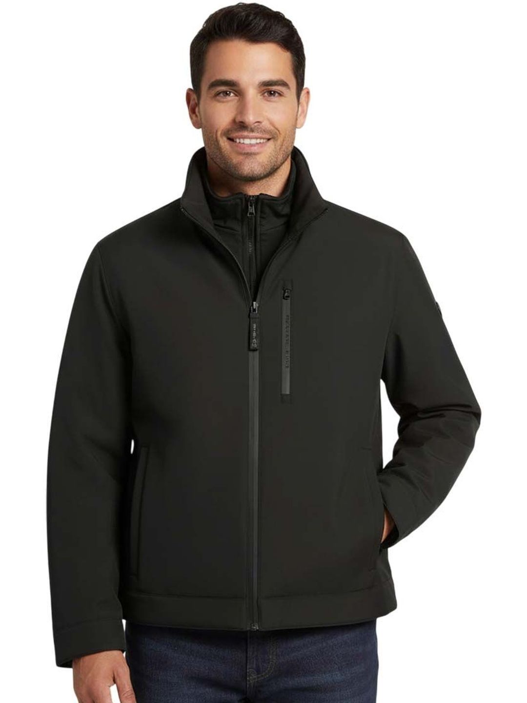 Michael Kors Black High Neck 2-In-1 Jacket